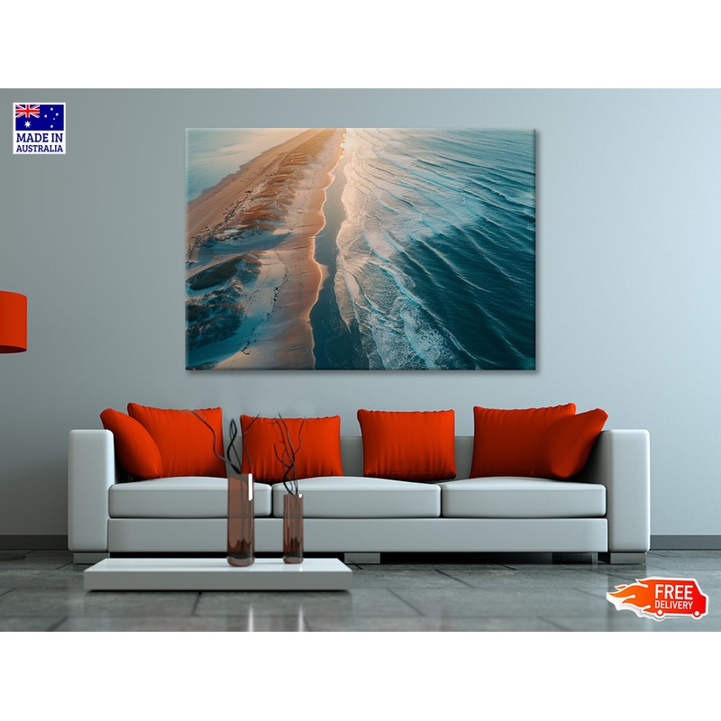 Beach at Sunset View Print 100% Australian Made