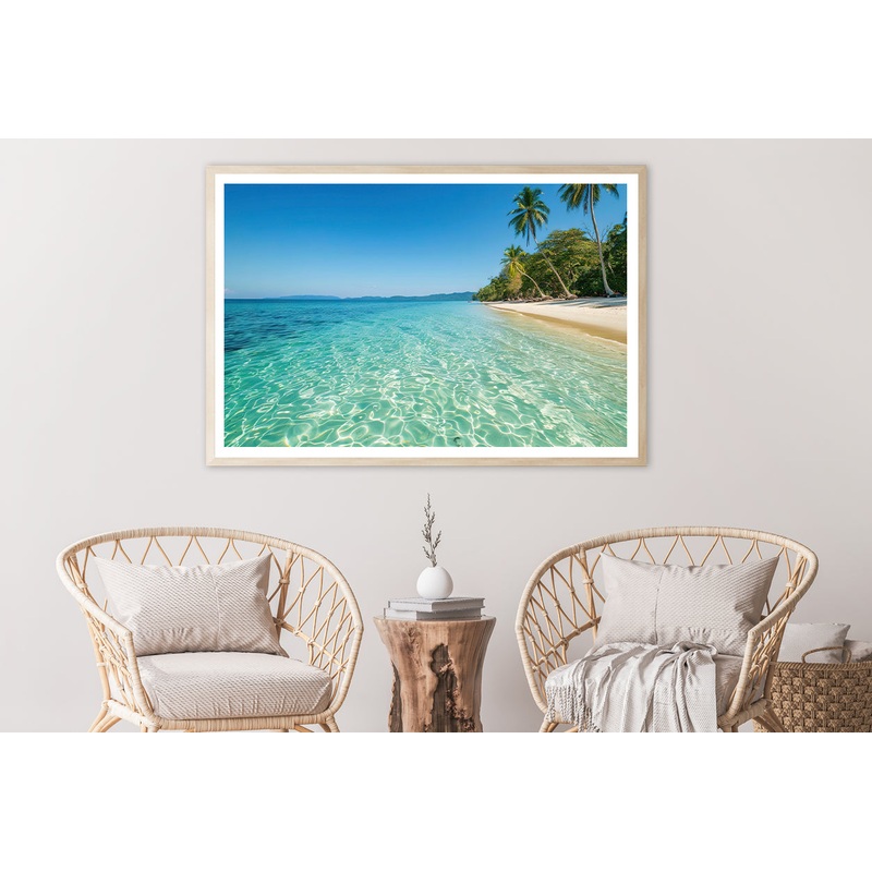 Beach & Palm Trees Home Decor Premium Quality Poster Print Choose Your Sizes