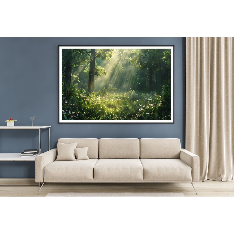 Sun Rays in the Forest Home Decor Premium Quality Poster Print Choose Your Sizes