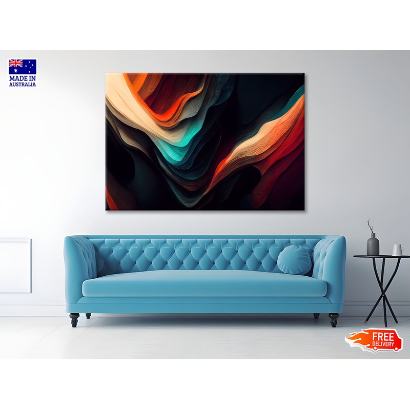 Abstract Colorful Wallpaper Print 100% Australian Made