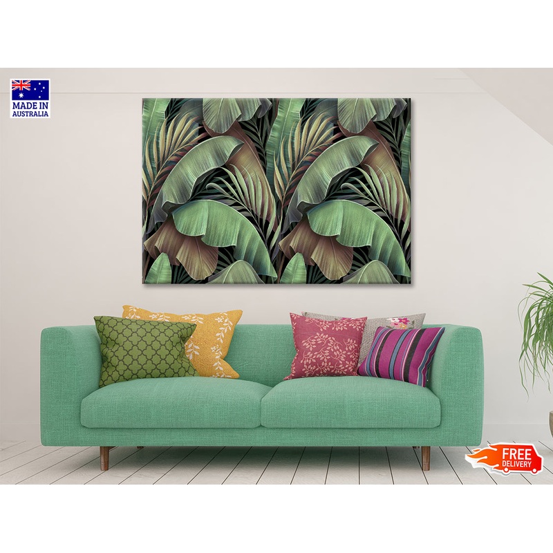 Banana Leaves Abstract Design Print 100% Australian Made