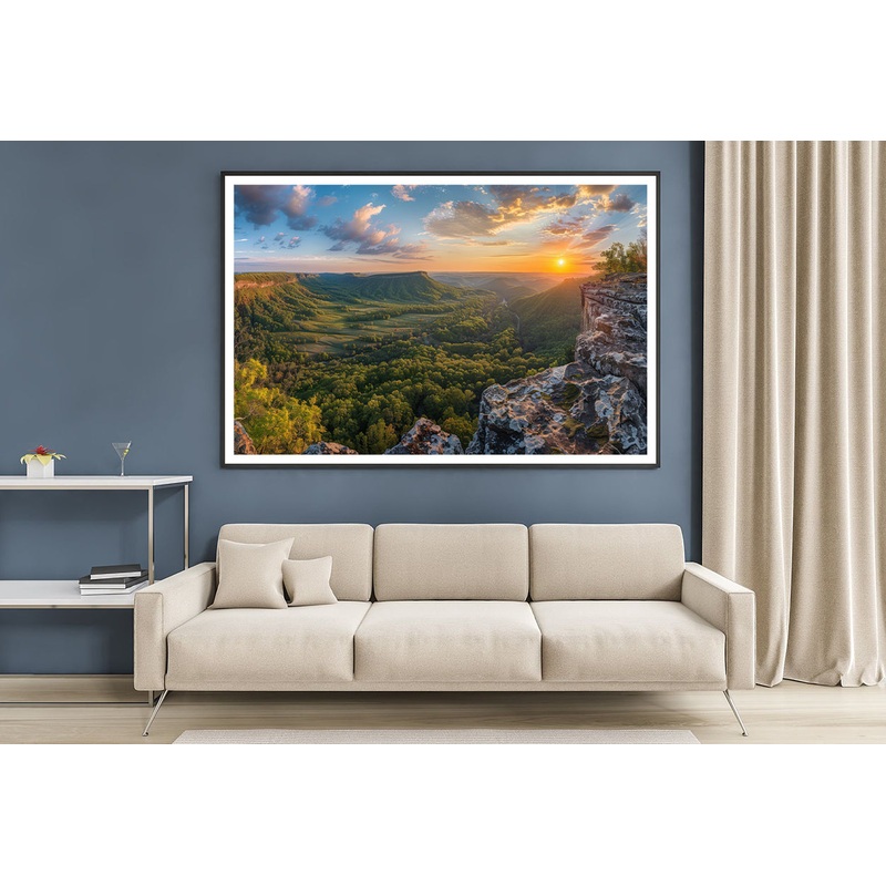 Trees and Hills, Sky View Home Decor Premium Quality Poster Print Choose Your Sizes