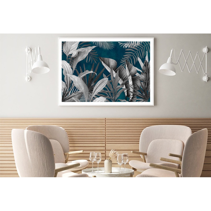 Tropical Leaves Style Home Decor Premium Quality Poster Print Choose Your Sizes