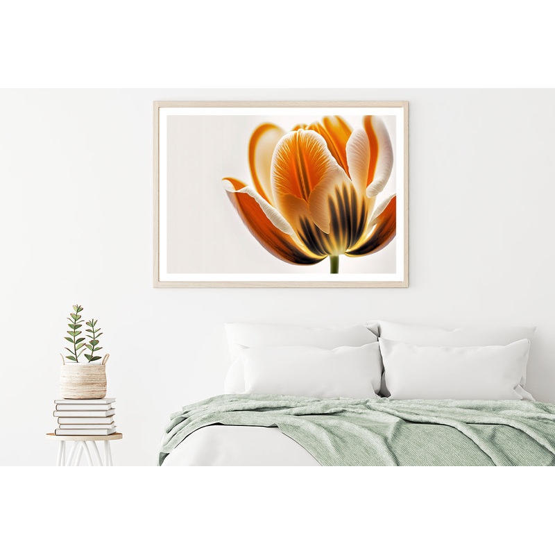 Tulips in Close-Up View Home Decor Premium Quality Poster Print Choose Your Sizes