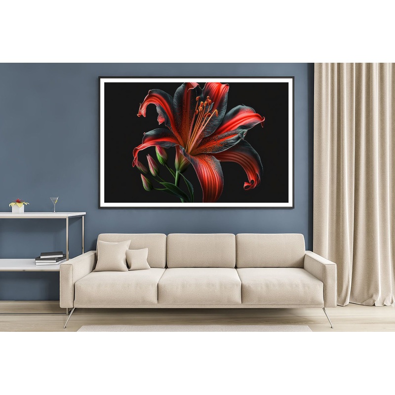 View of Lily Blossom Home Decor Premium Quality Poster Print Choose Your Sizes
