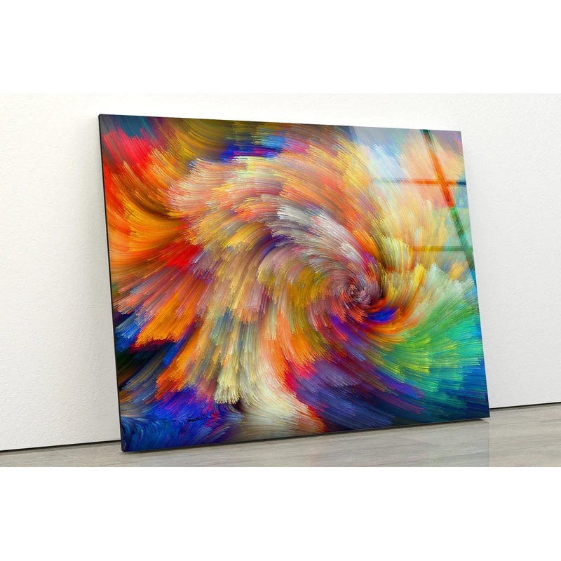 Abstract Clouds Spiral UV Direct Aluminum Print Australian Made Quality