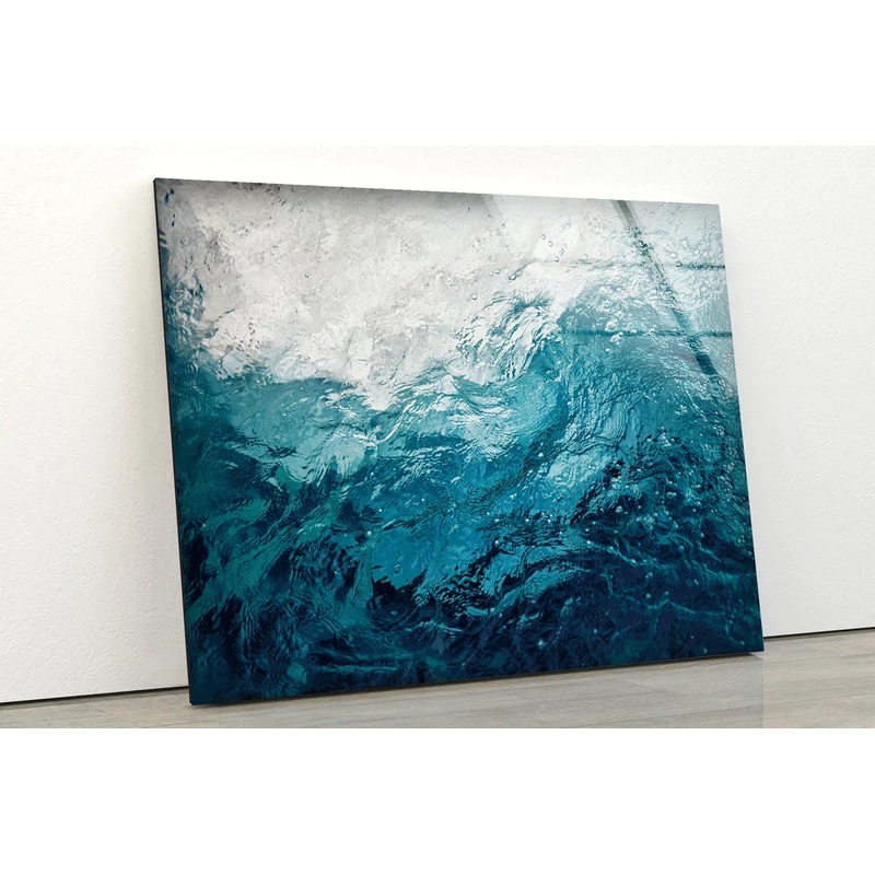 Blue Water Photograph UV Direct Aluminum Print Australian Made Quality