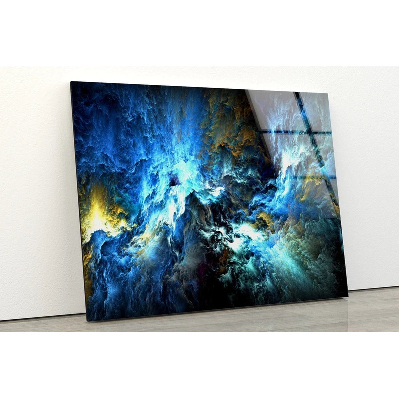 Colorful Abstract Cloud UV Direct Aluminum Print Australian Made Quality