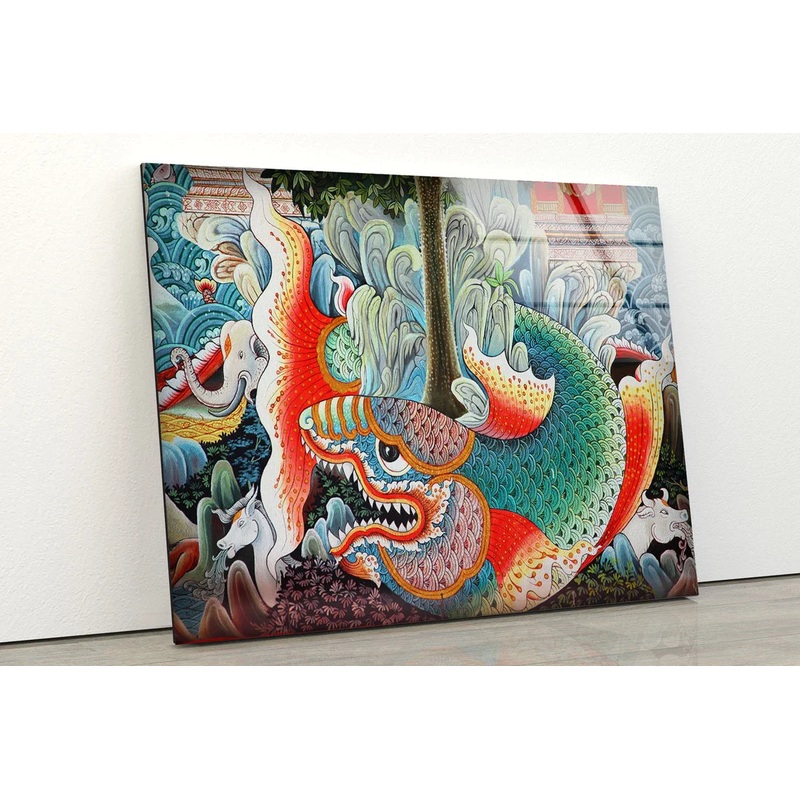 Fish Elephant Horse Art UV Direct Aluminum Print Australian Made Quality