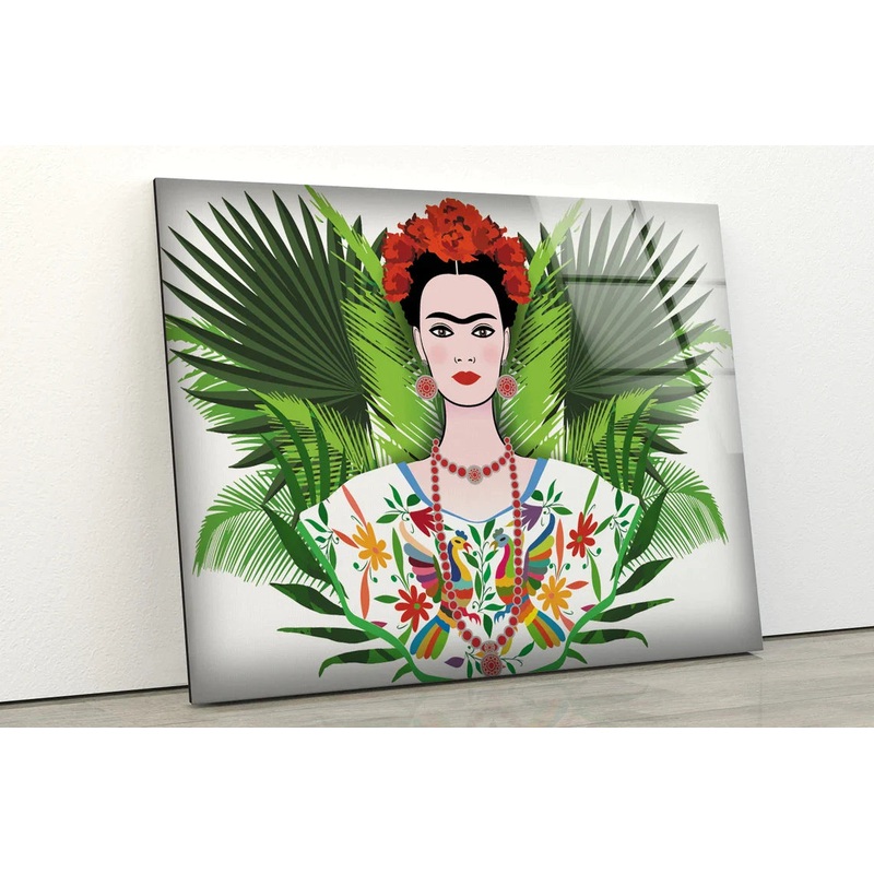 Girl Abstract Vector UV Direct Aluminum Print Australian Made Quality