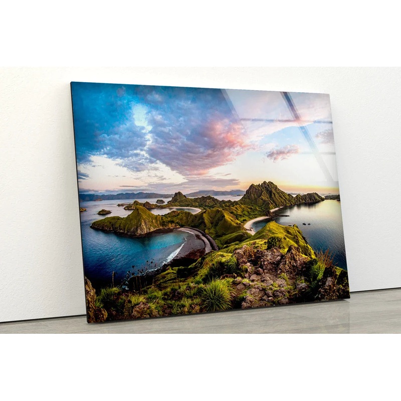 Island & Sea Sky View UV Direct Aluminum Print Australian Made Quality