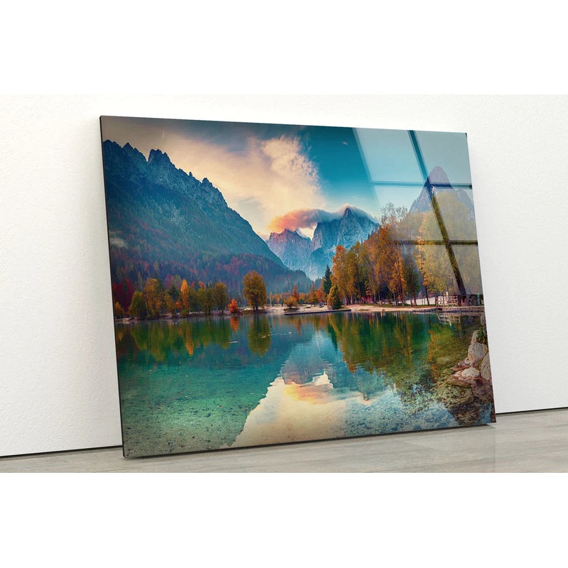 Lake & Forest Scenery UV Direct Aluminum Print Australian Made Quality