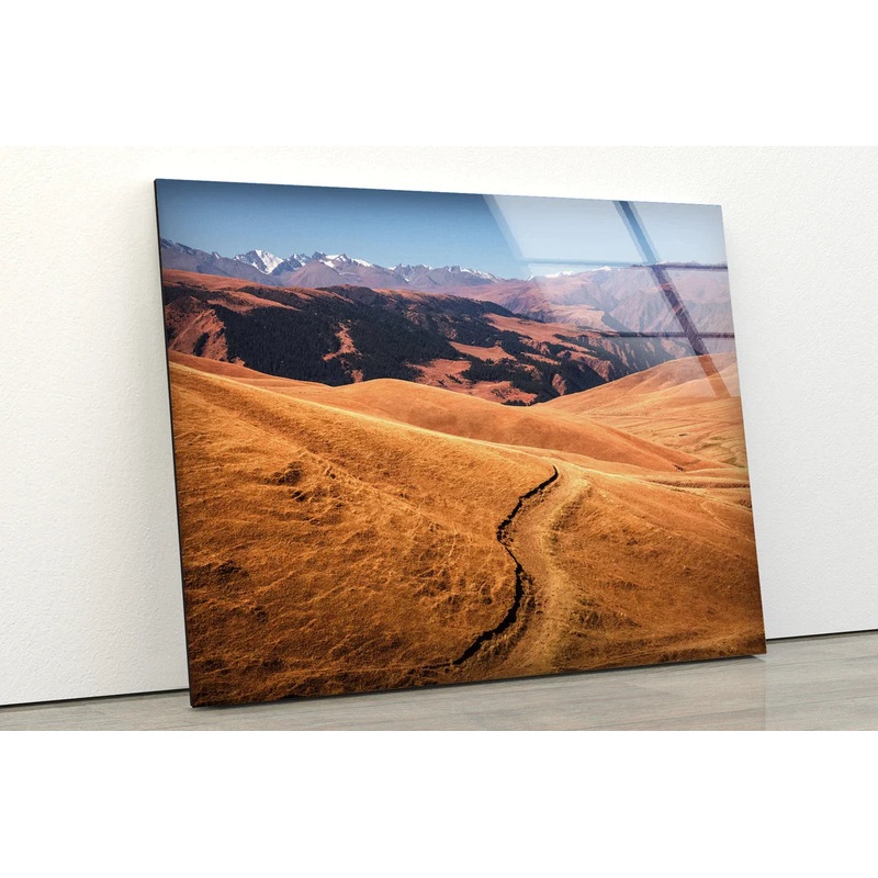 Mountain Road Scenery UV Direct Aluminum Print Australian Made Quality