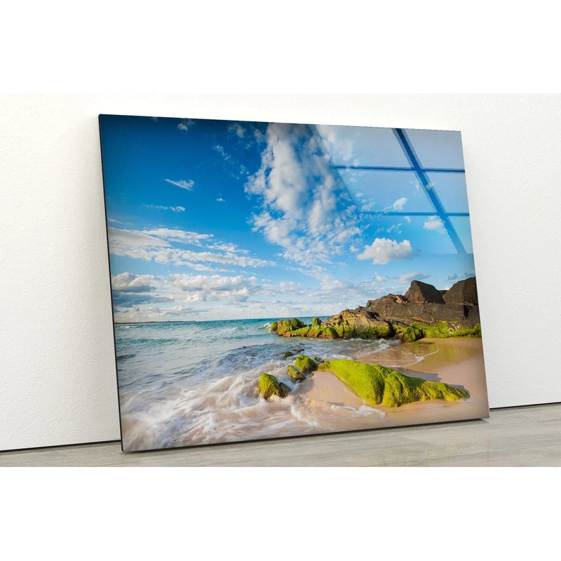 Sea & Mountain Scenery UV Direct Aluminum Print Australian Made Quality