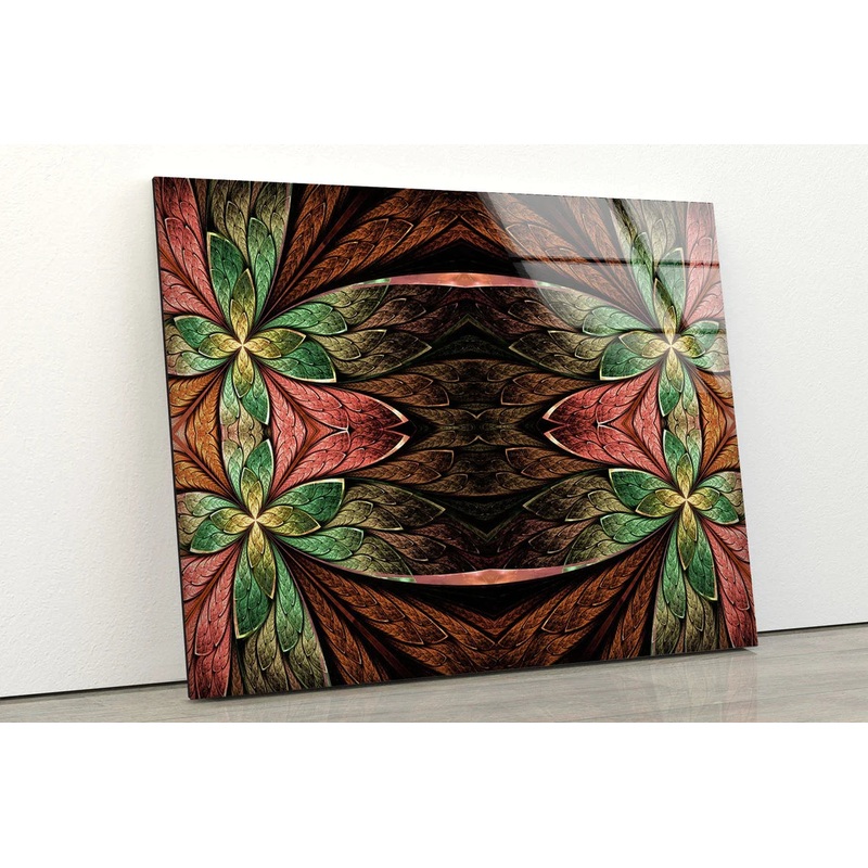 3D Floral Abstract Art UV Direct Aluminum Print Australian Made Quality