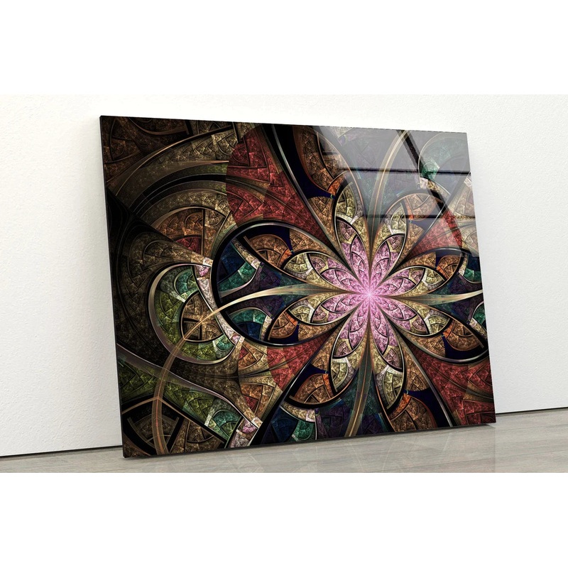 Abstract 3D Floral UV Direct Aluminum Print Australian Made Quality