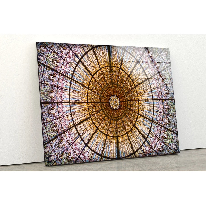 Circle Abstract Vector UV Direct Aluminum Print Australian Made Quality