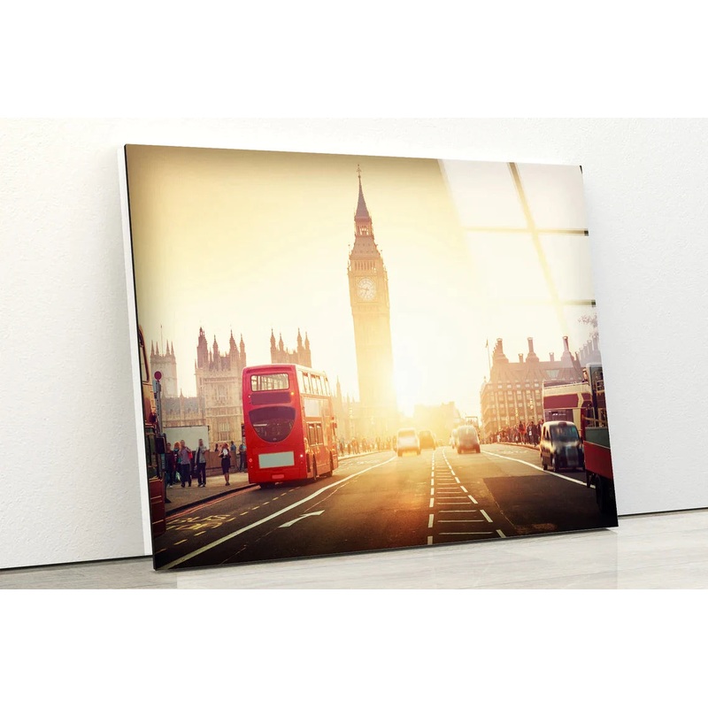 London Big Ben Sunset UV Direct Aluminum Print Australian Made Quality
