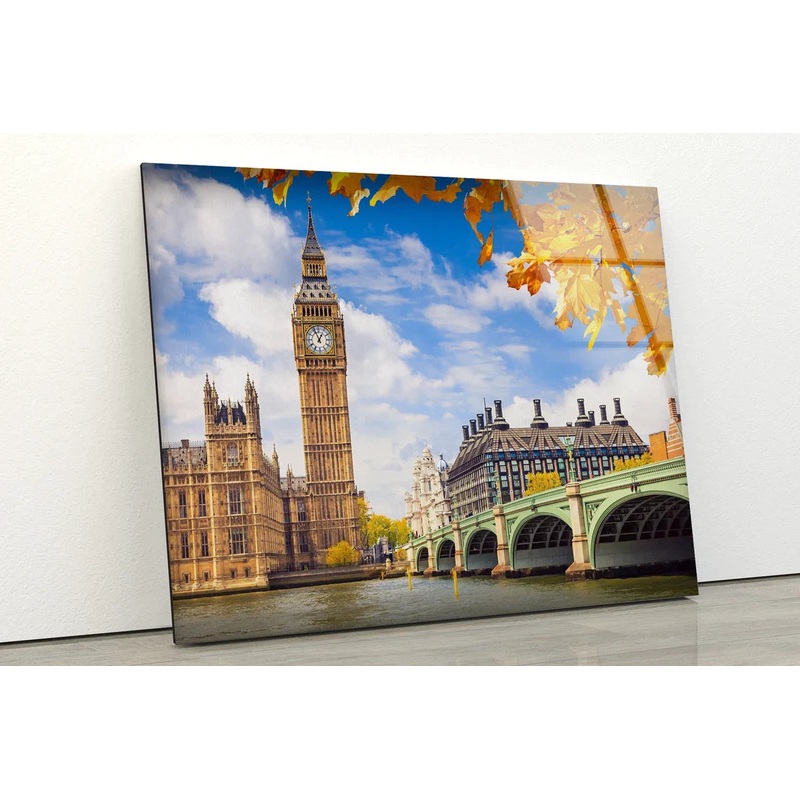 London Big Ben Tower UV Direct Aluminum Print Australian Made Quality