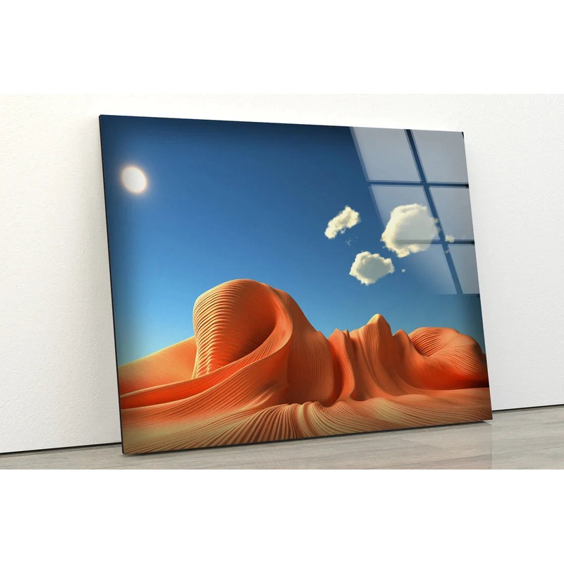 Sand Valley Mountain UV Direct Aluminum Print Australian Made Quality