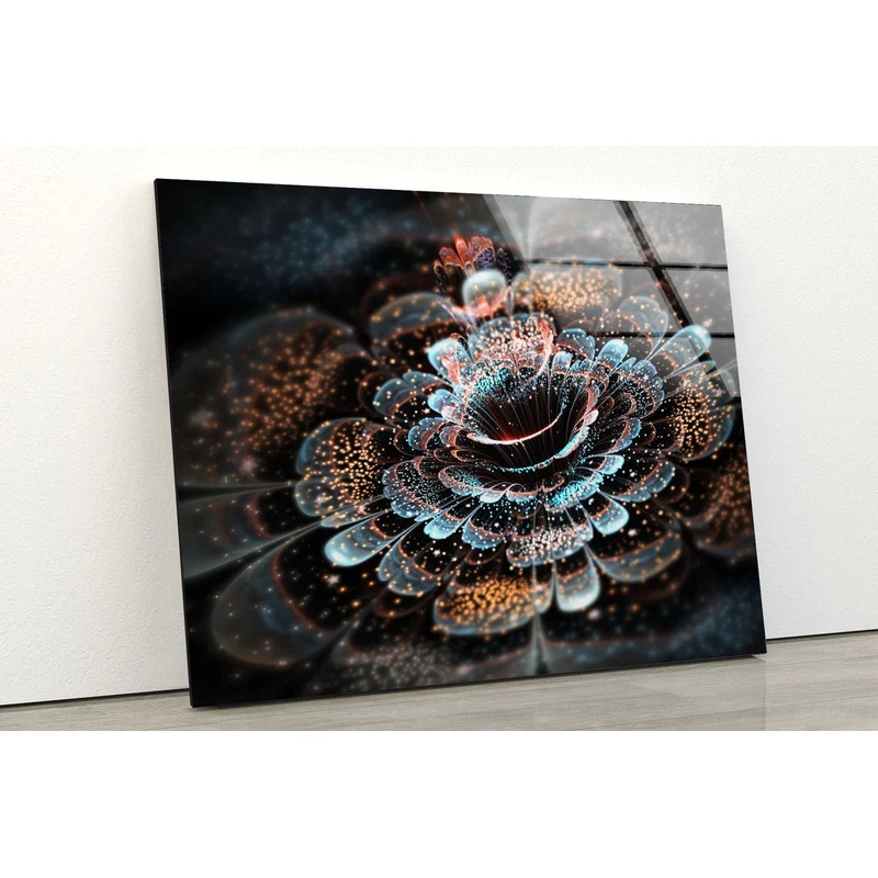 3D Flower Pattern UV Direct Aluminum Print Australian Made Quality