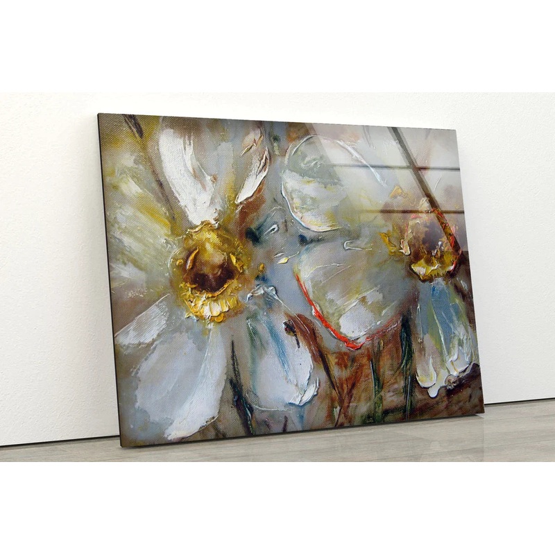 Abstract Flowers Art UV Direct Aluminum Print Australian Made Quality