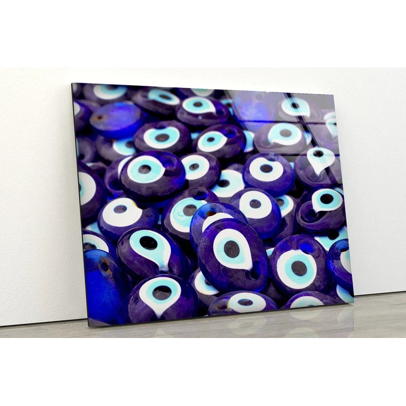 Blue White Pendants UV Direct Aluminum Print Australian Made Quality