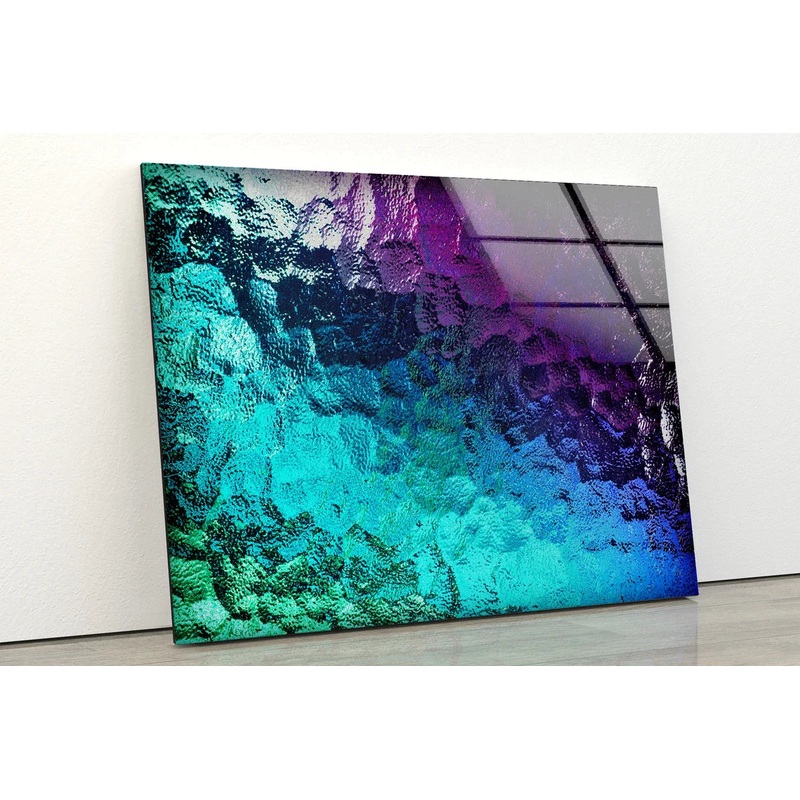 Green Blue & Purple 3D UV Direct Aluminum Print Australian Made Quality