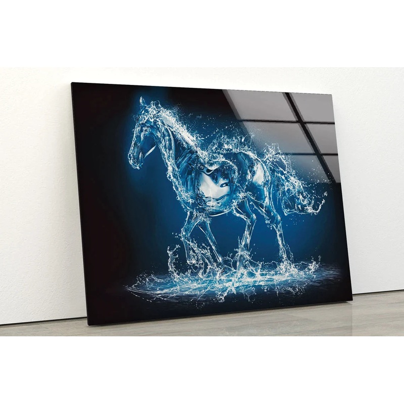 Horse Shaped Water UV Direct Aluminum Print Australian Made Quality