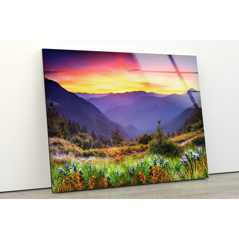 Stunning Sunset Nature UV Direct Aluminum Print Australian Made Quality