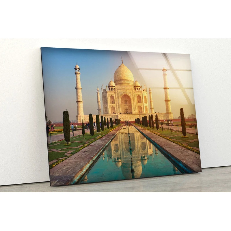 Taj Mahal in India UV Direct Aluminum Print Australian Made Quality