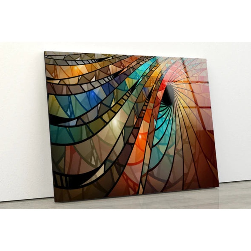 3D Abstract Pattern UV Direct Aluminum Print Australian Made Quality