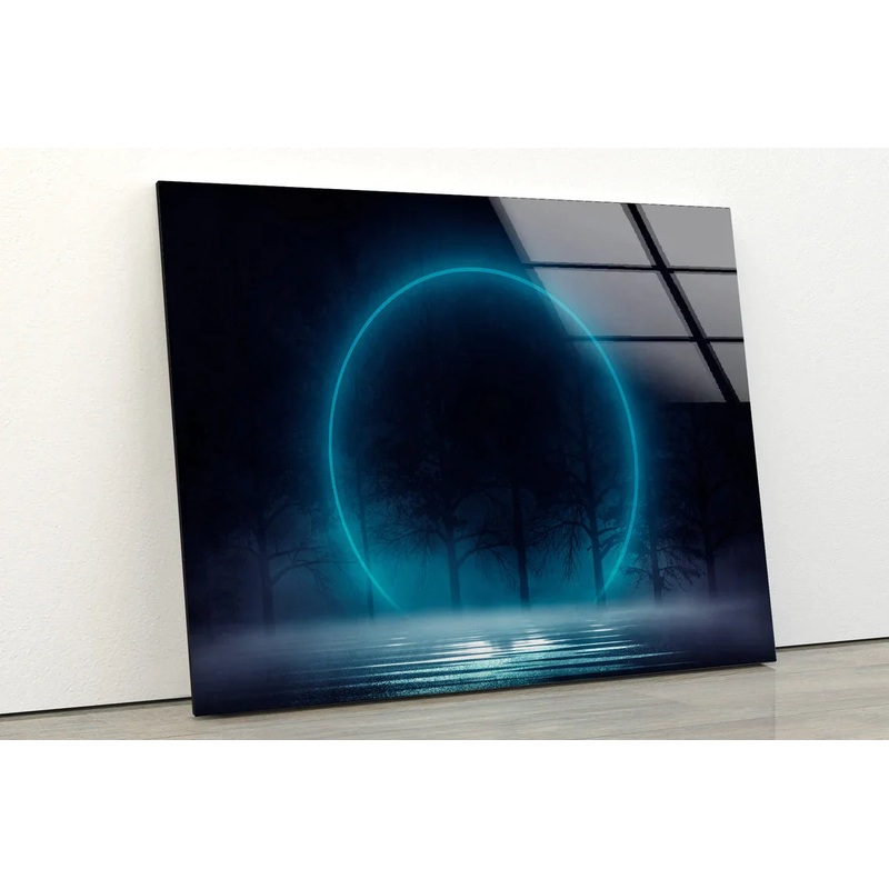 Abstract Circle Forest UV Direct Aluminum Print Australian Made Quality
