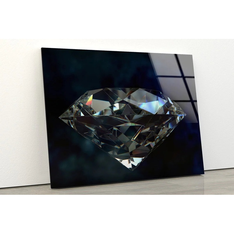 Diamond Closeup UV Direct Aluminum Print Australian Made Quality