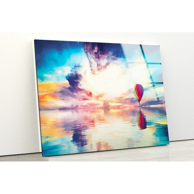 Hot Air Balloon UV Direct Aluminum Print Australian Made Quality