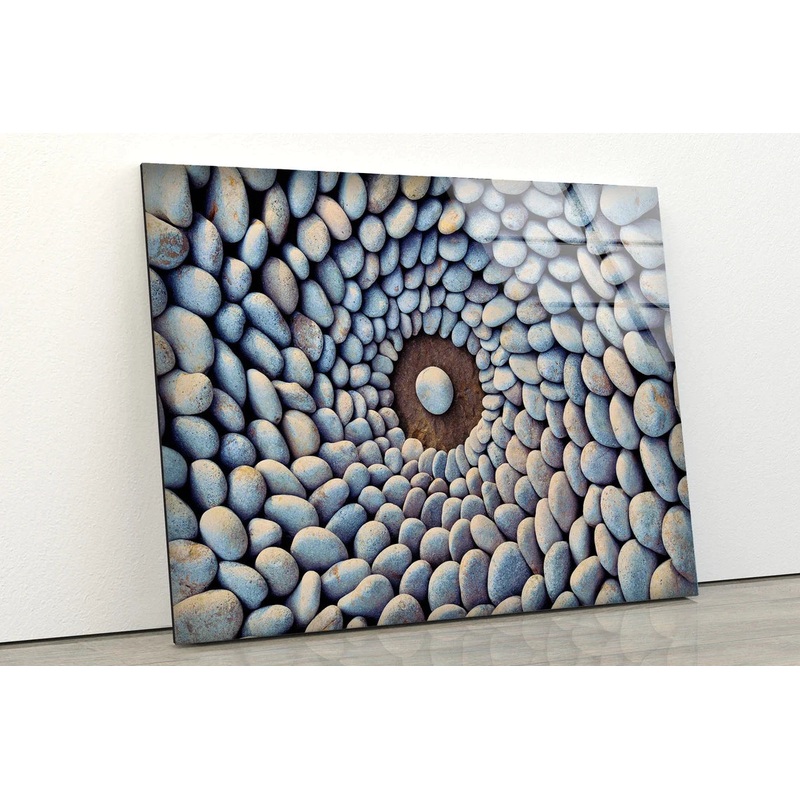 Marble Stones Pattern UV Direct Aluminum Print Australian Made Quality