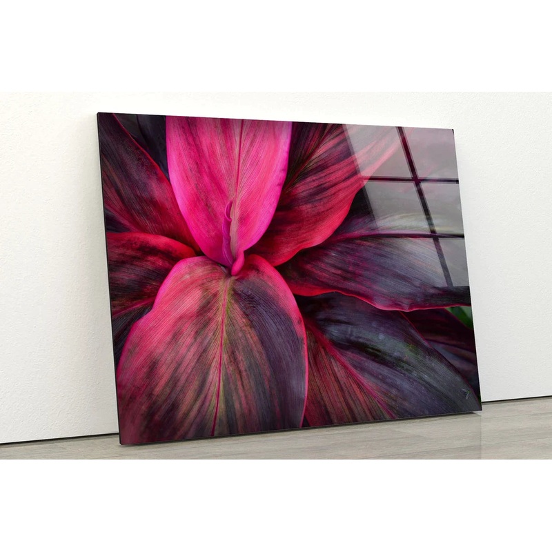 Purple Leaves Shot UV Direct Aluminum Print Australian Made Quality