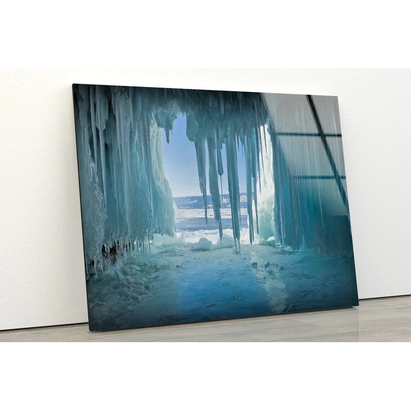 Snow Cave Photograph UV Direct Aluminum Print Australian Made Quality