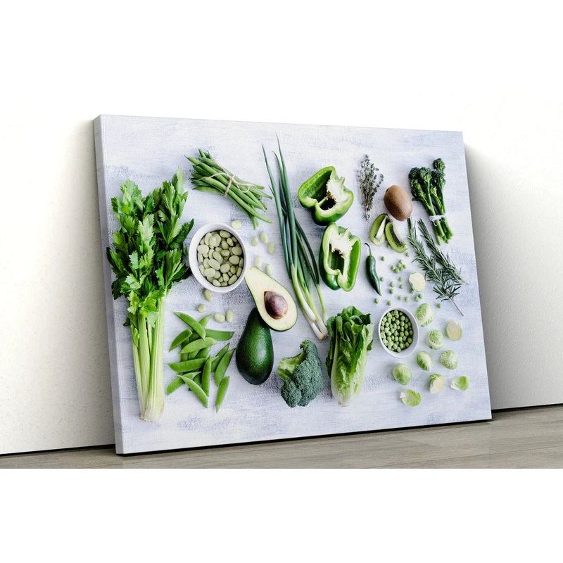Vegetables on Table UV Direct Aluminum Print Australian Made Quality
