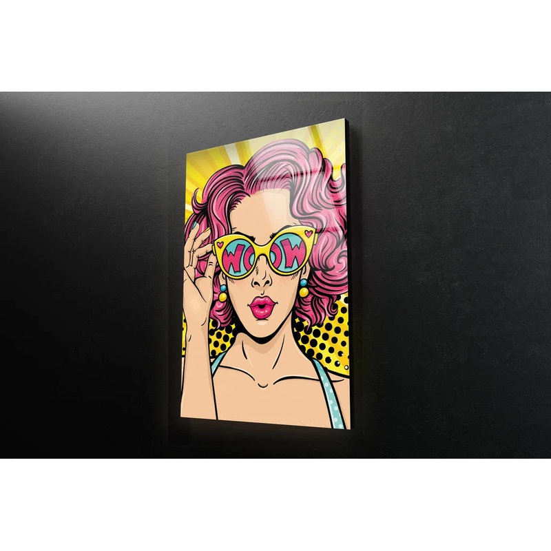 Woman with Sunglasses UV Direct Aluminum Print Australian Made Quality