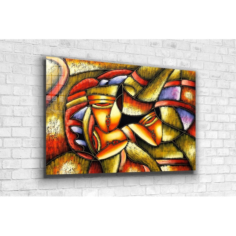 Abstract Shapes UV Direct Aluminum Print Australian Made Quality
