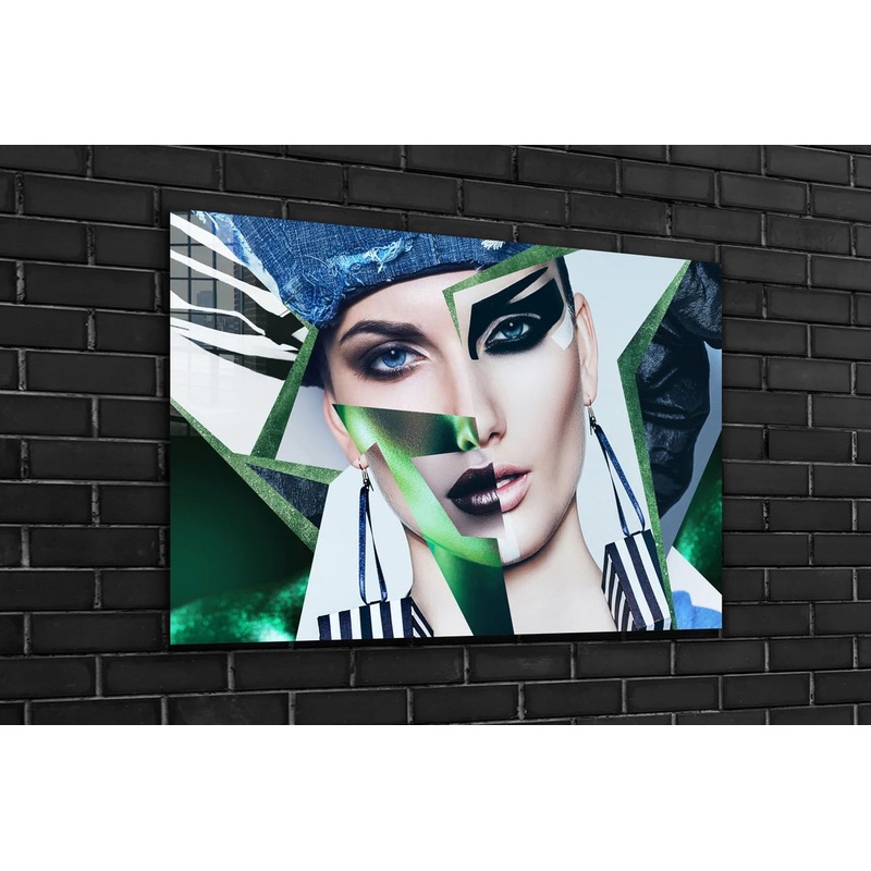 Abstract Woman 3D Art UV Direct Aluminum Print Australian Made Quality