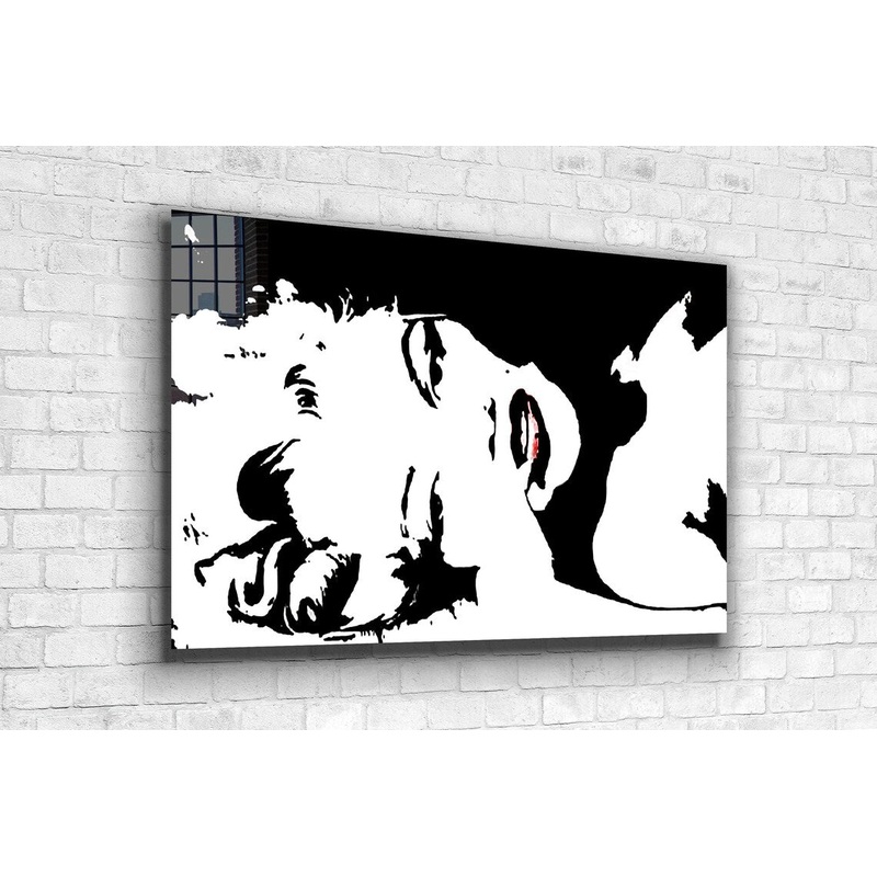 Abstract Woman B&W Art UV Direct Aluminum Print Australian Made Quality