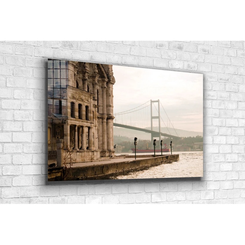 Bridge Beach View UV Direct Aluminum Print Australian Made Quality