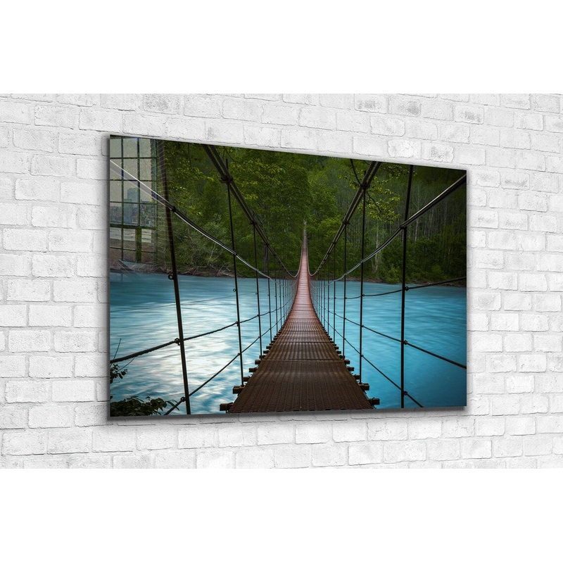 Bridge & Lake Forest 3D UV Direct Aluminum Print Australian Made Quality