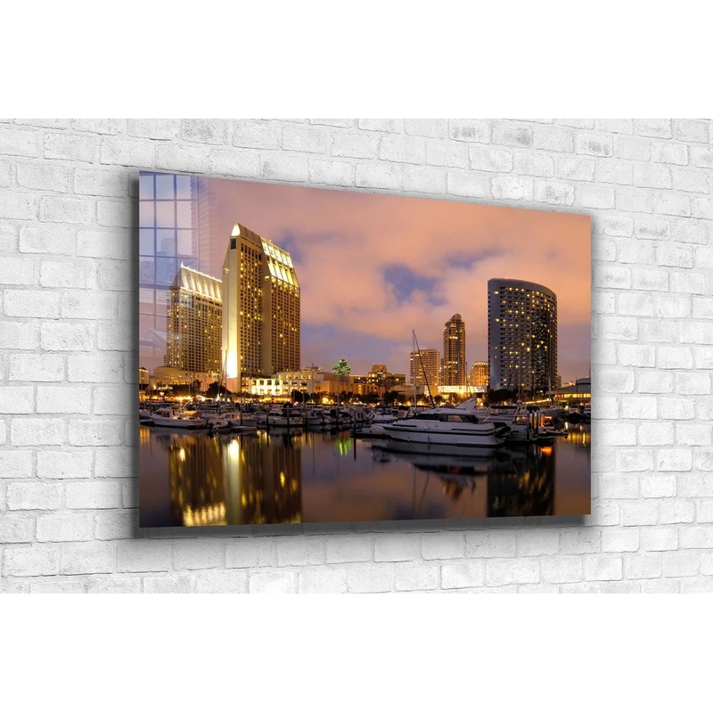 City View on The Beach UV Direct Aluminum Print Australian Made Quality