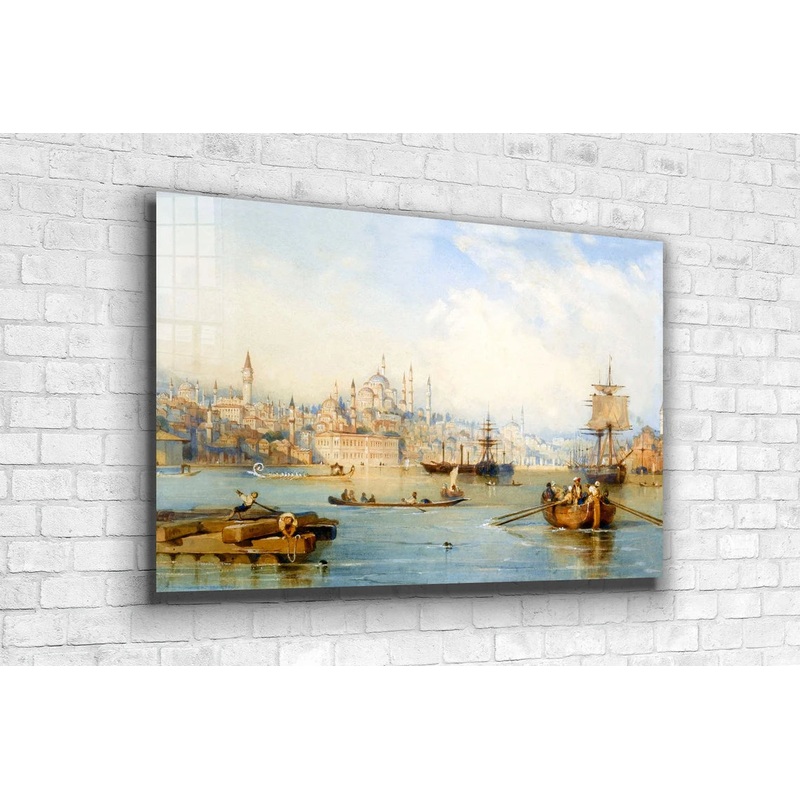 Constantinople Painting UV Direct Aluminum Print Australian Made Quality