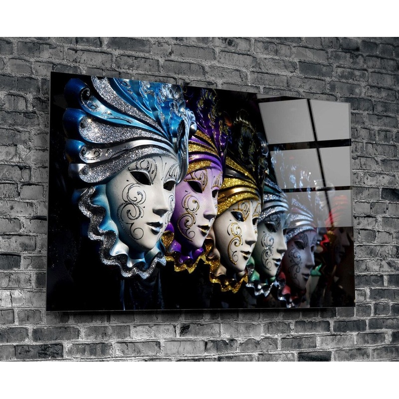 Facemasks Abstract UV Direct Aluminum Print Australian Made Quality