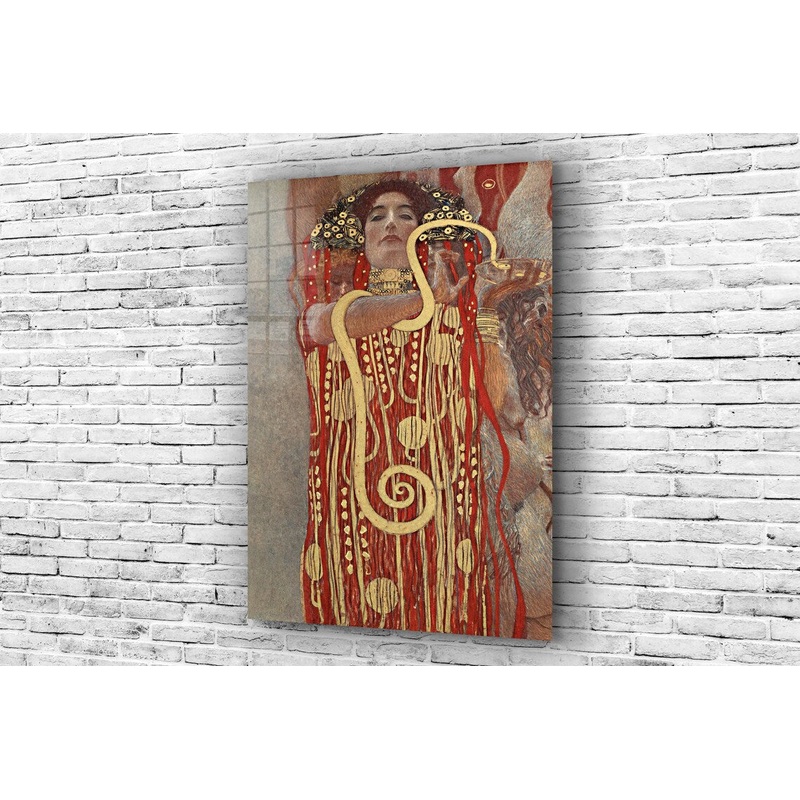 Gustav Klimt Hygieia UV Direct Aluminum Print Australian Made Quality