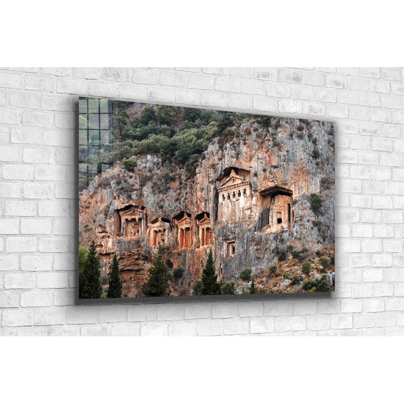 Mountain Old Building UV Direct Aluminum Print Australian Made Quality